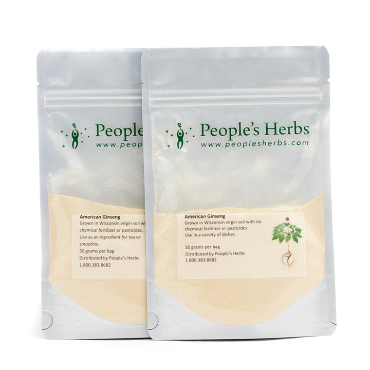 American Ginseng (Panax quinquefolius) Powder - People's Herbs