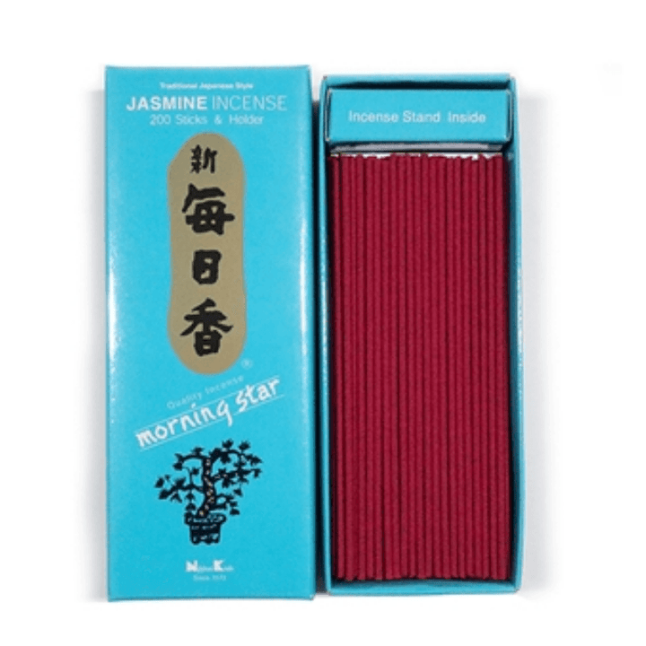 Jasmine Incense & Holder - Morning Star - People's Herbs