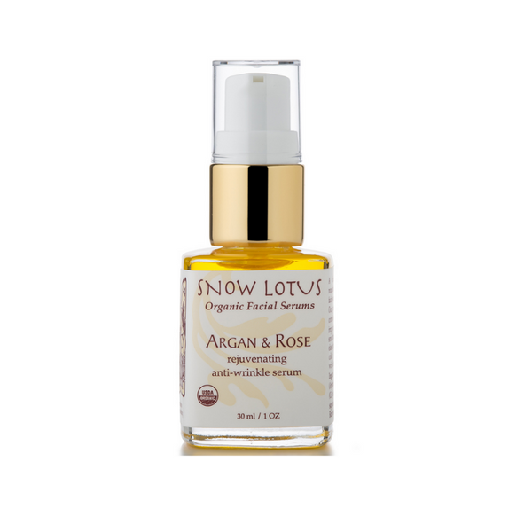 Argan & Rose Rejuvenating Anti-wrinkle Organic Facial Serum