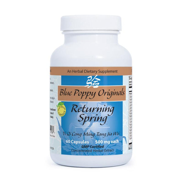 Returning Spring (60 capsules) - Blue Poppy - People's Herbs; Supports healthy memory associated with aging