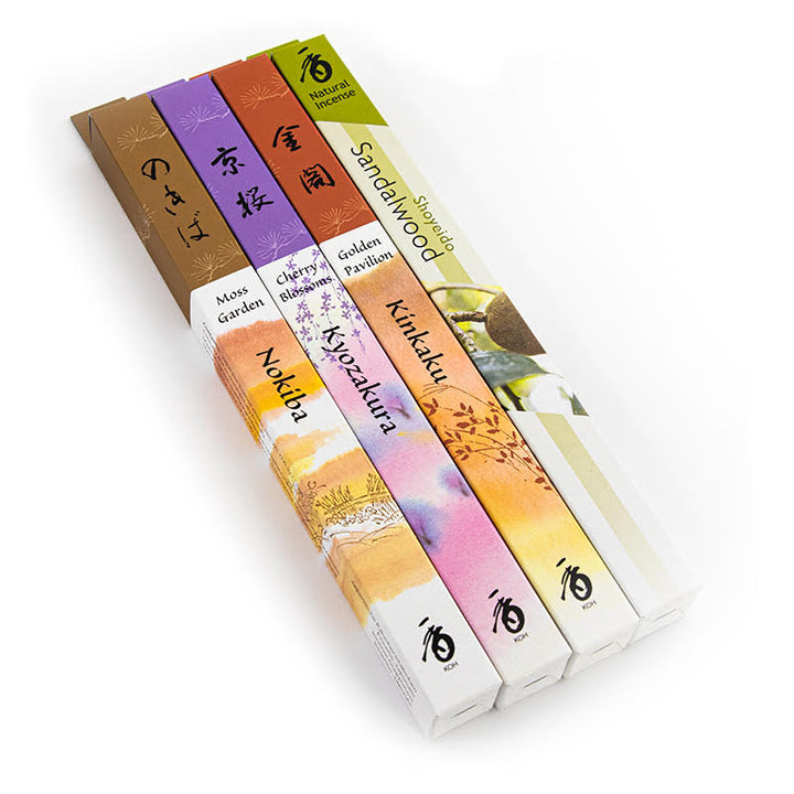 Daily Natural Incense Bundle (4 Boxes) - Shoyeido