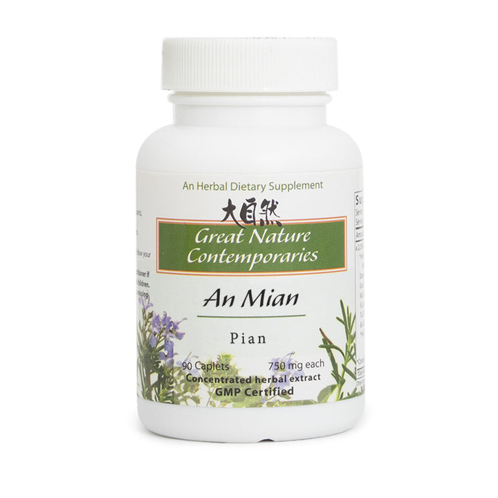 An Mian Pian (90 capsules) - Great Nature Contemporaries - People's Herbs - Blue Poppy; Supports sleep health