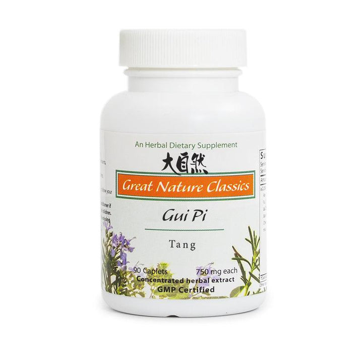 Gui Pi Tang (90 capsules / 270 capsules) - Great Nature  - Blue Poppy - People's Herbs; Supports cardiovascular and digestive health.