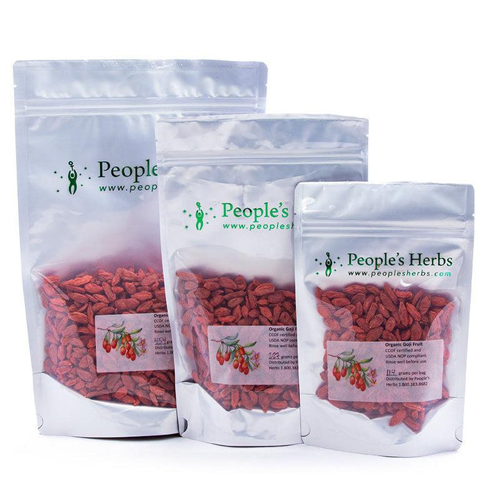 Organic Goji Fruit (Gou Qi Zi) - People's Herbs