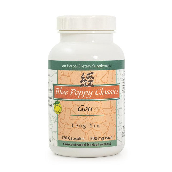 Gou Teng Yin aka Tian Ma Gou Teng Yin - Blue Poppy Classics; Supports cardiovascular health.