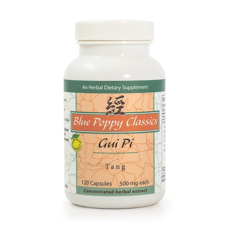 Gui Pi Tang (120 capsules) - Blue Poppy - People's Herbs; Supports cardiovascular and digestive health.