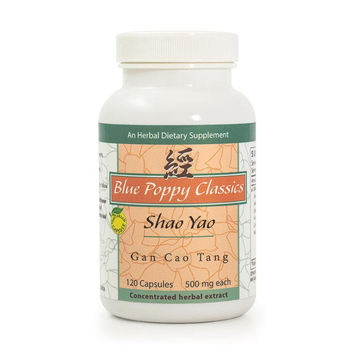 Shao Yao Gan Cao Tang - Blue Poppy Classics; Supports women's and men's health