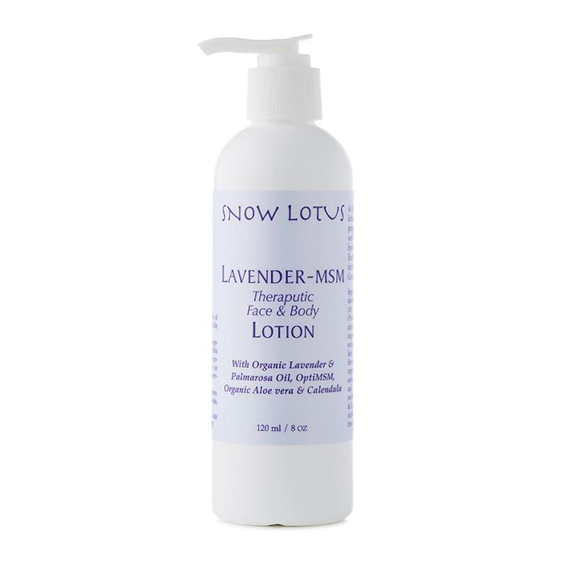 Lavender-MSM Therapeutic Face & Body Lotion - People's Herbs